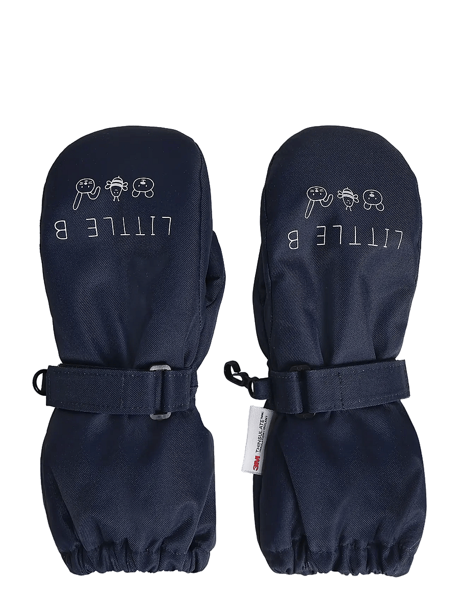 Little B - Mittens - handsker - navy - 0