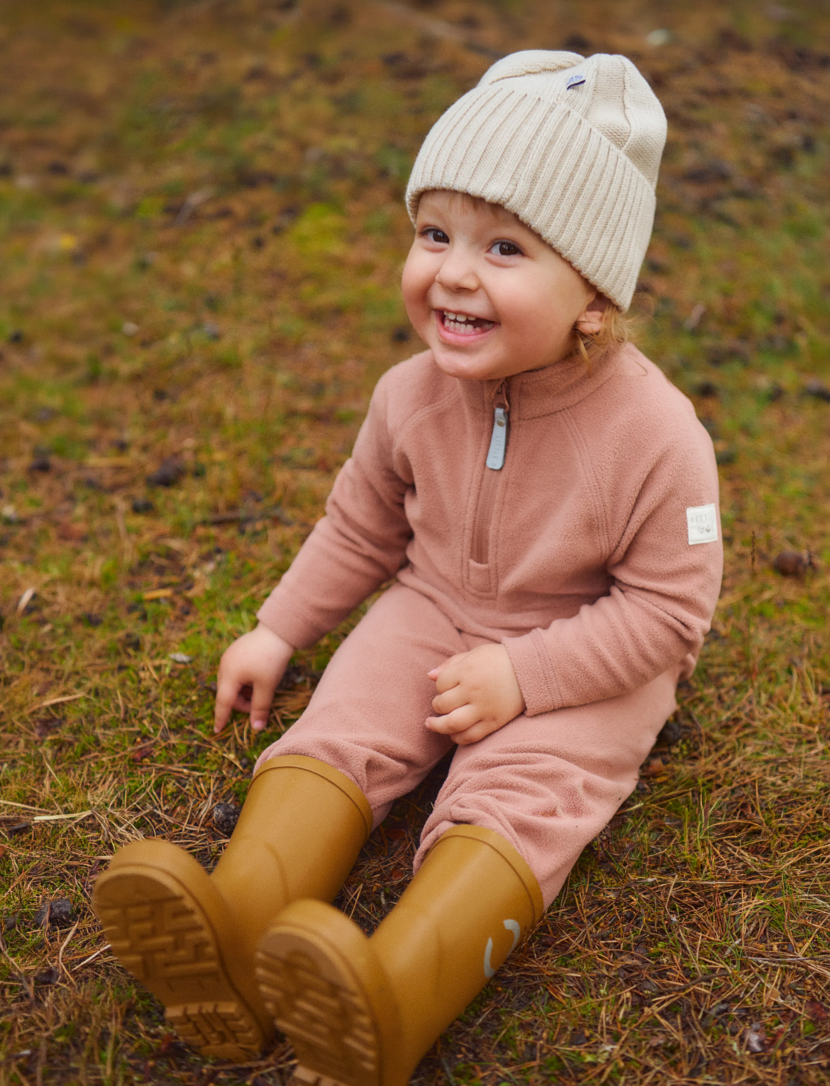 Little B Fleece Jacket, 80, Oberbekleidung, Braun - Jackets, Kinder