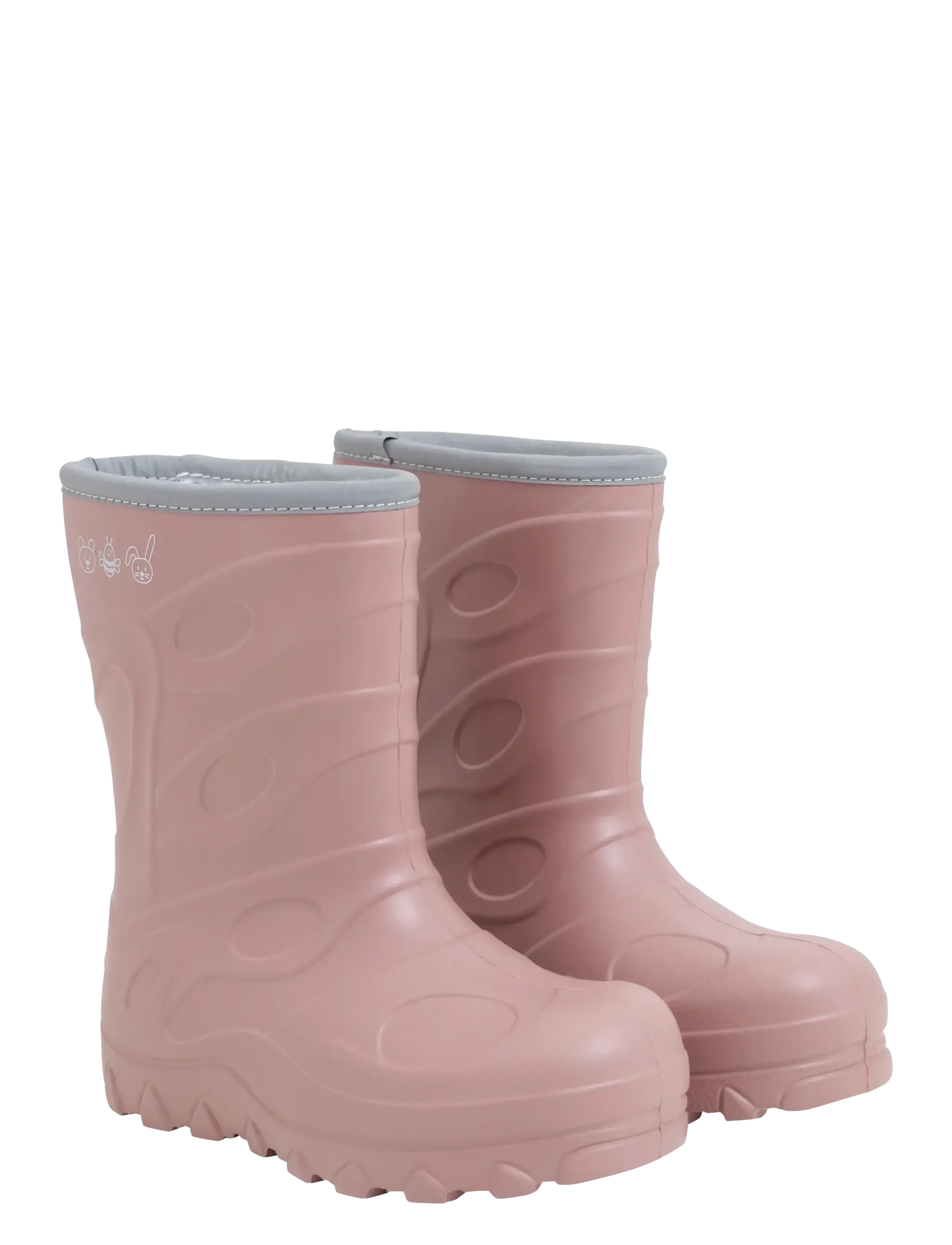 Little B EVA Thermal Boots - Gefütterte gummistiefel - BURLWOOD / pink/rose