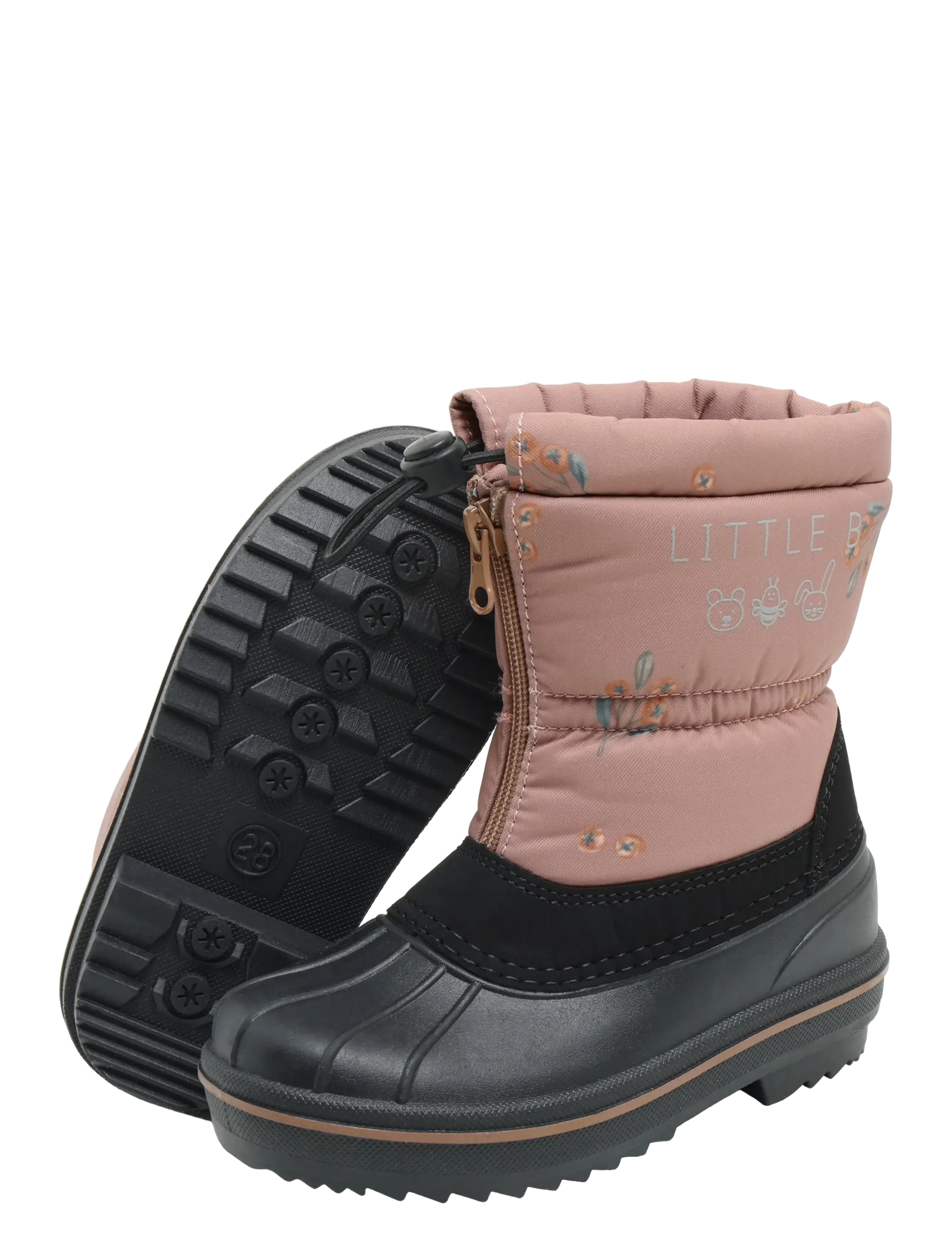 Little B - Winter Boots AOP - talvesaapad - burlwood - 2