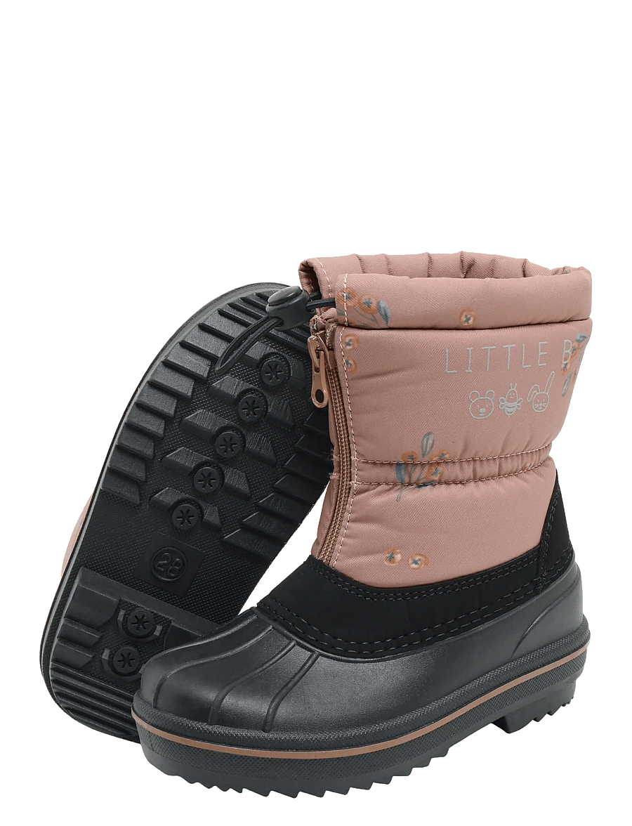 Little B - Winter Boots AOP - talvesaapad - burlwood - 2