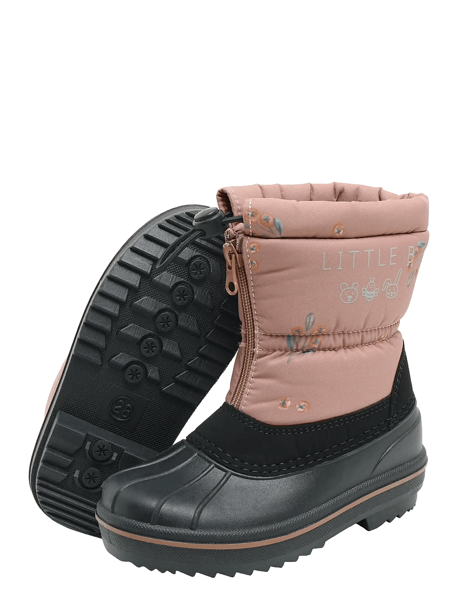 Little B - Winter Boots AOP - vinterstøvler - burlwood - 2