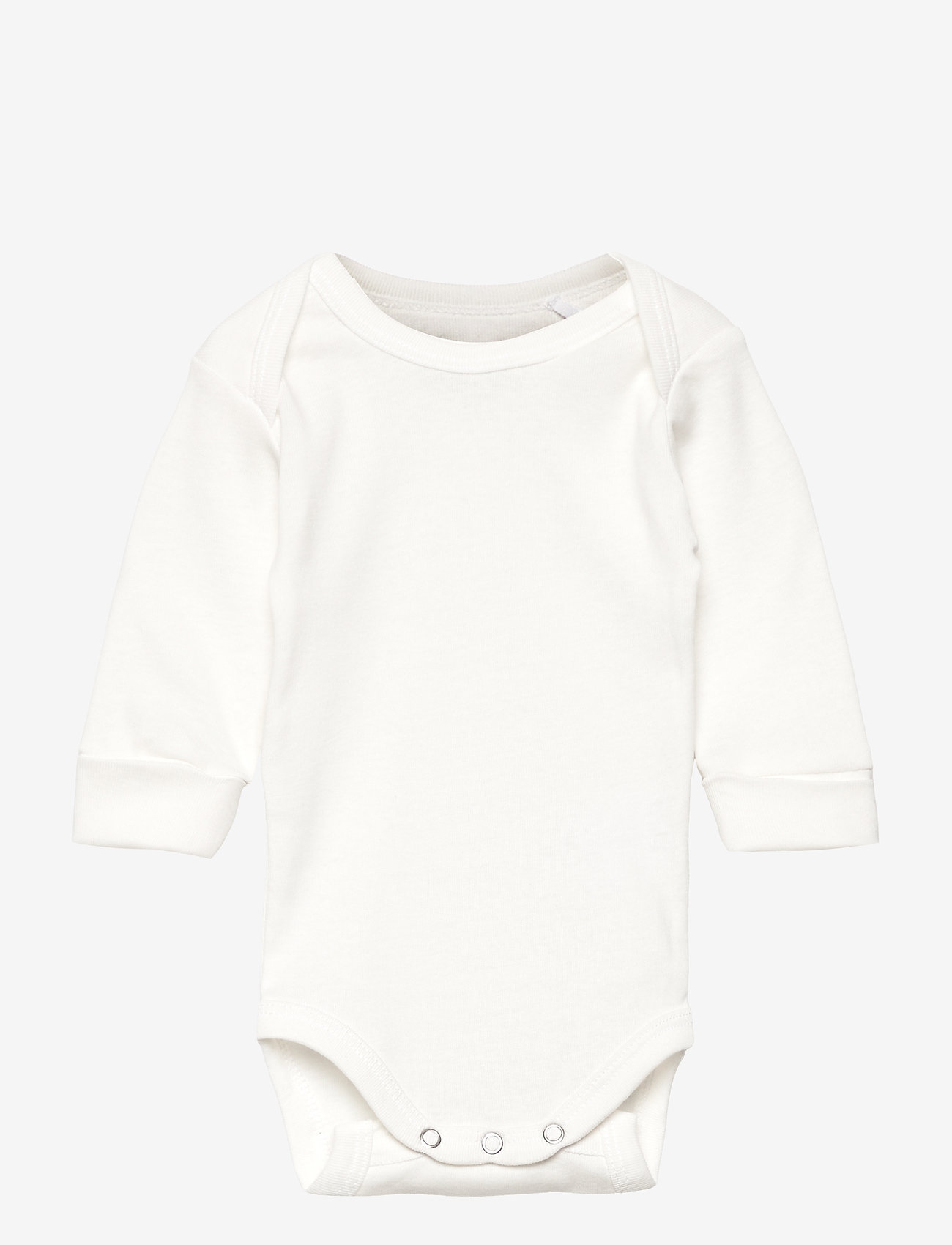 Little B - Baby body long sleeve cotton - pikkade varrukatega - new white - 0