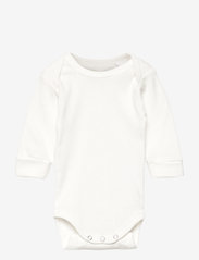 Baby body long sleeve cotton - NEW WHITE
