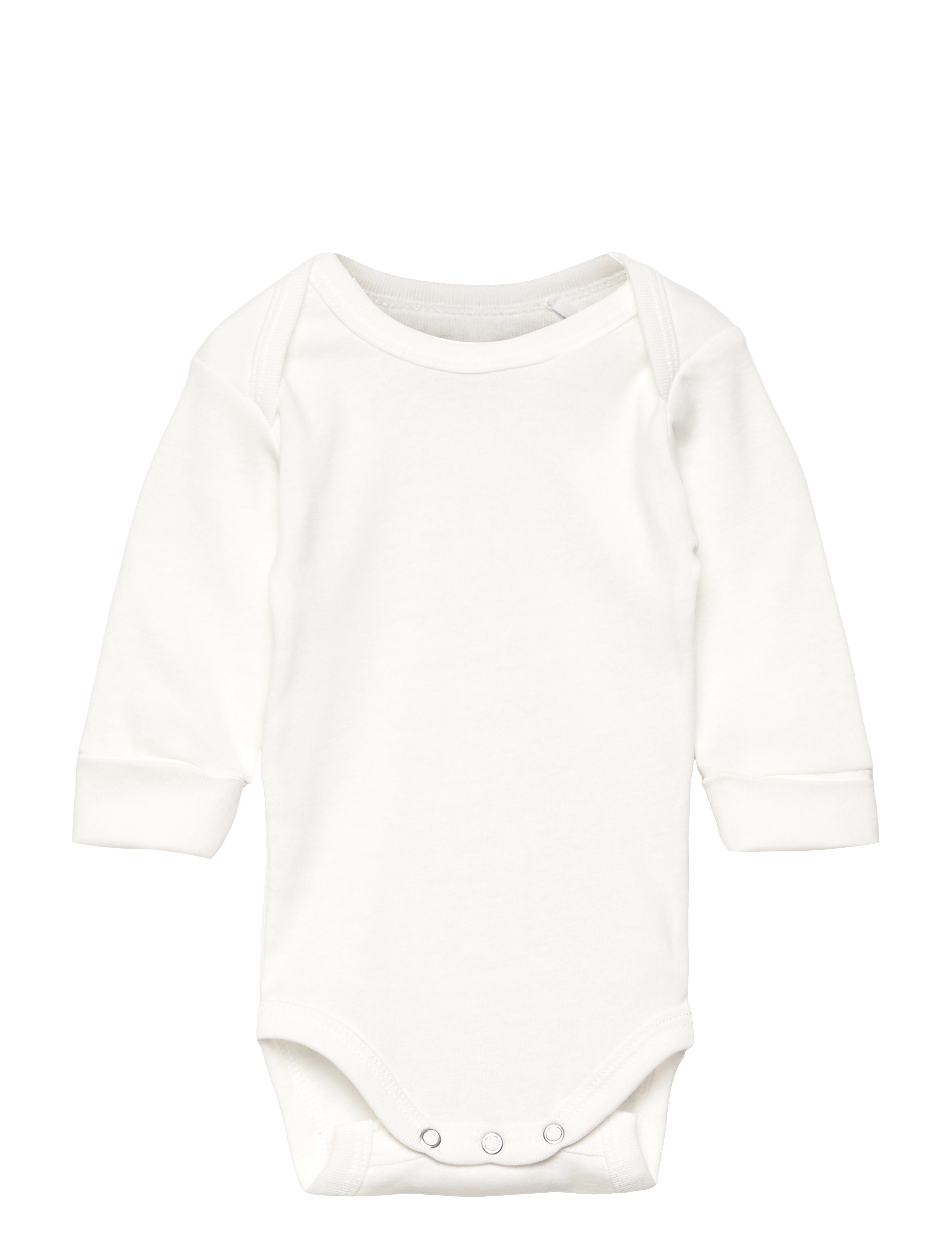 Little B Baby body long sleeve cotton - Little B - NEW WHITE / white