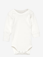 Little B - Baby body long sleeve cotton - pikkade varrukatega - new white - 2