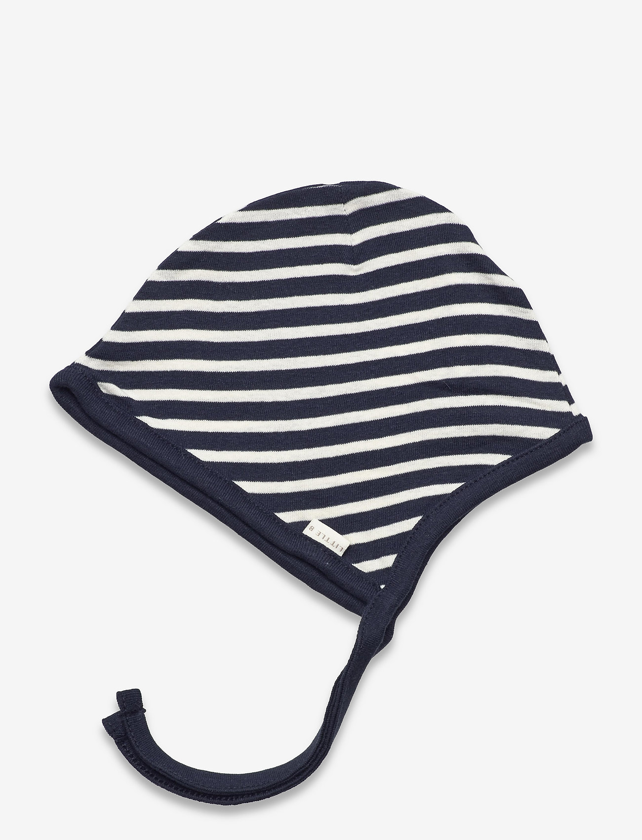 Little B - Baby hat cotton - alhaisimmat hinnat - navy ivory stripe - 1