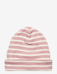 Little B - Baby hat cotton - kepuraitės kūdikiams - vintage soft powder stripe - 1