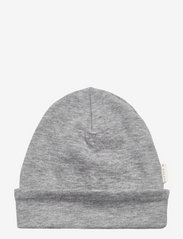 Little B - Baby hat cotton - kepuraitės kūdikiams - light grey melange - 0