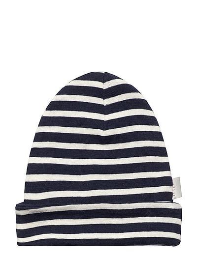 Little B Baby hat cotton - Mützen & Handschuhe - NAVY IVORY STRIPE / multi