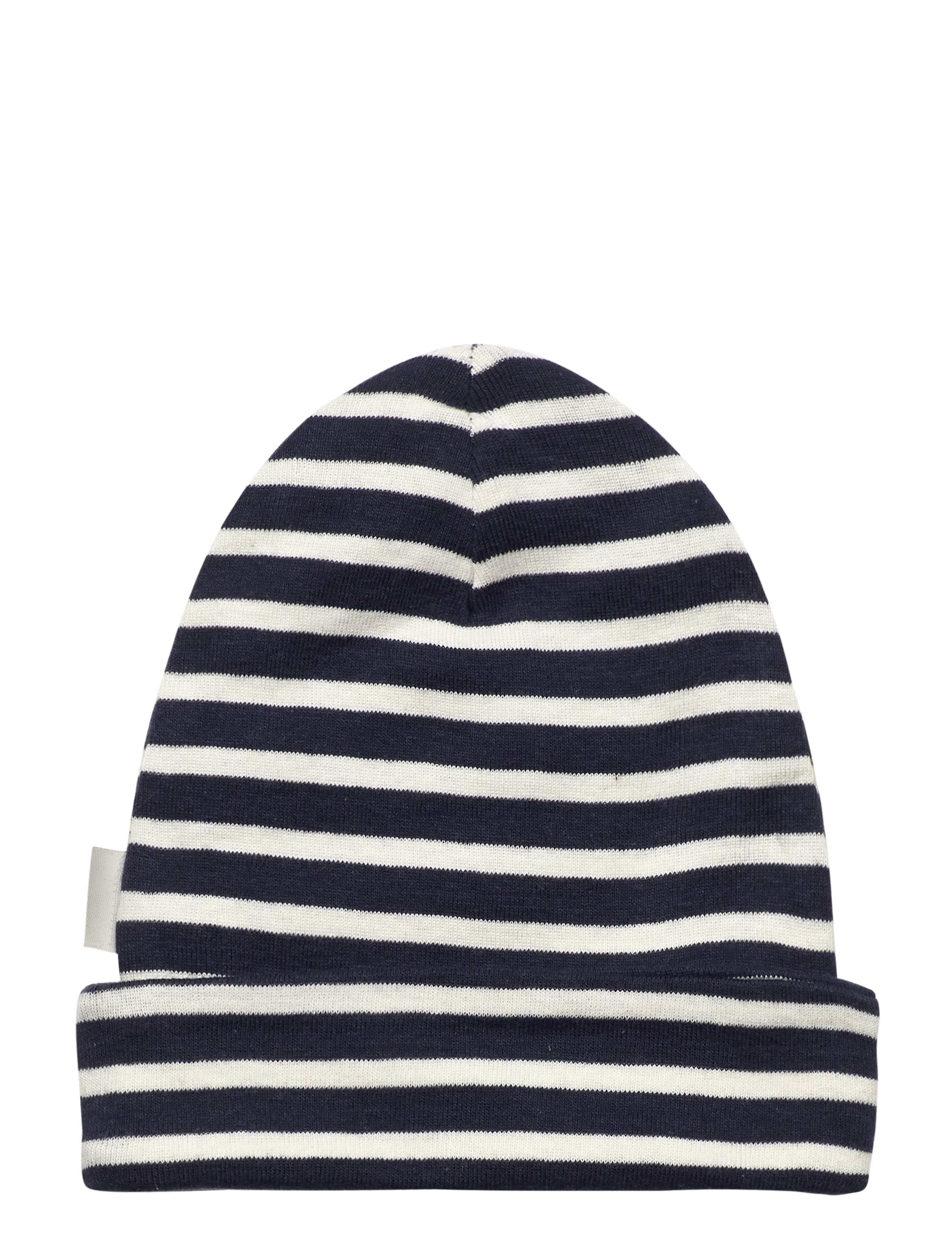 Little B - Baby hat cotton - laveste priser - navy ivory stripe - 1