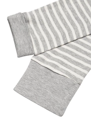 Little B - Leggings cotton - timpės - light grey stripe - 3