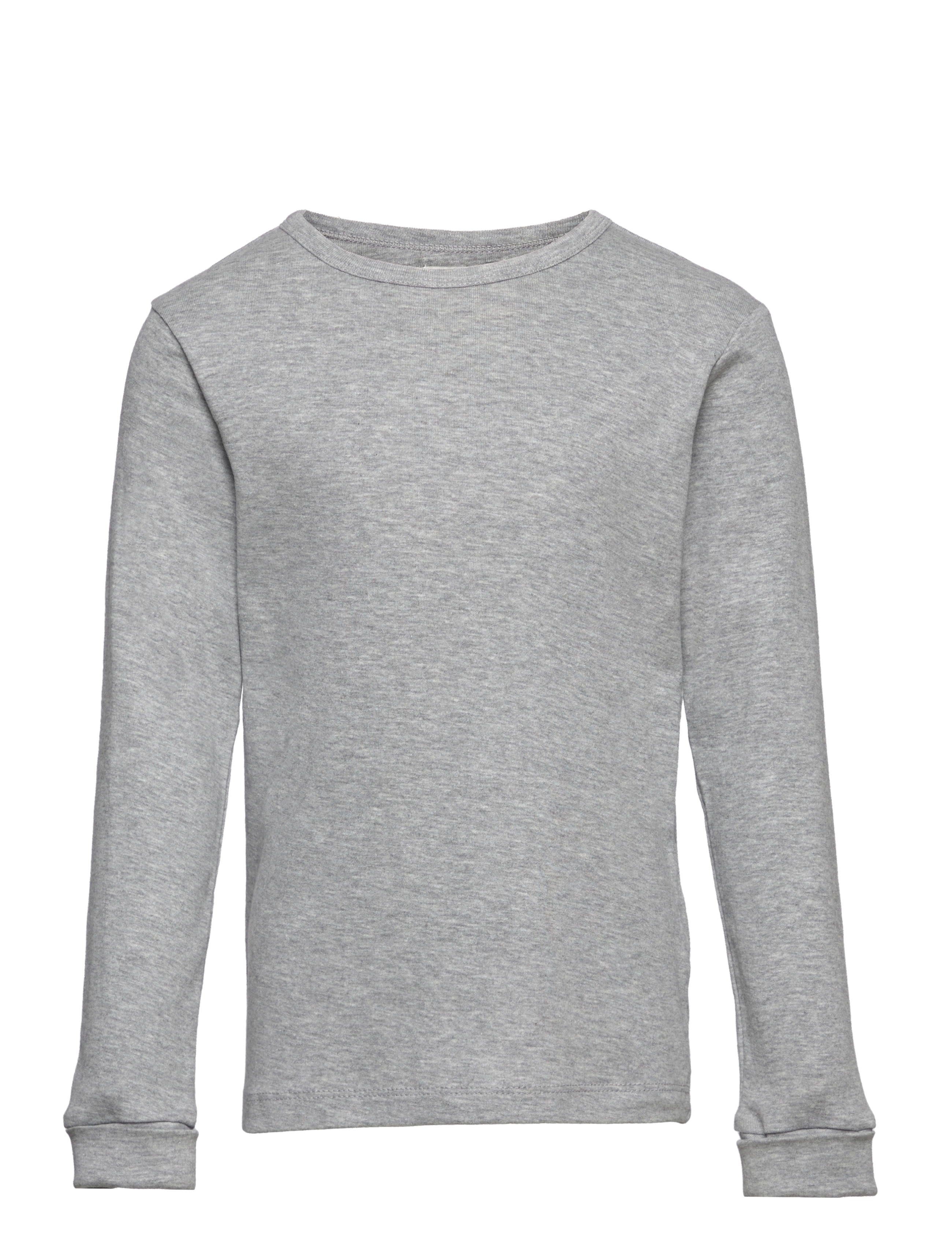 Little B T-shirt long sleeve cotton - Basics - LIGHT GREY MELANGE / grey