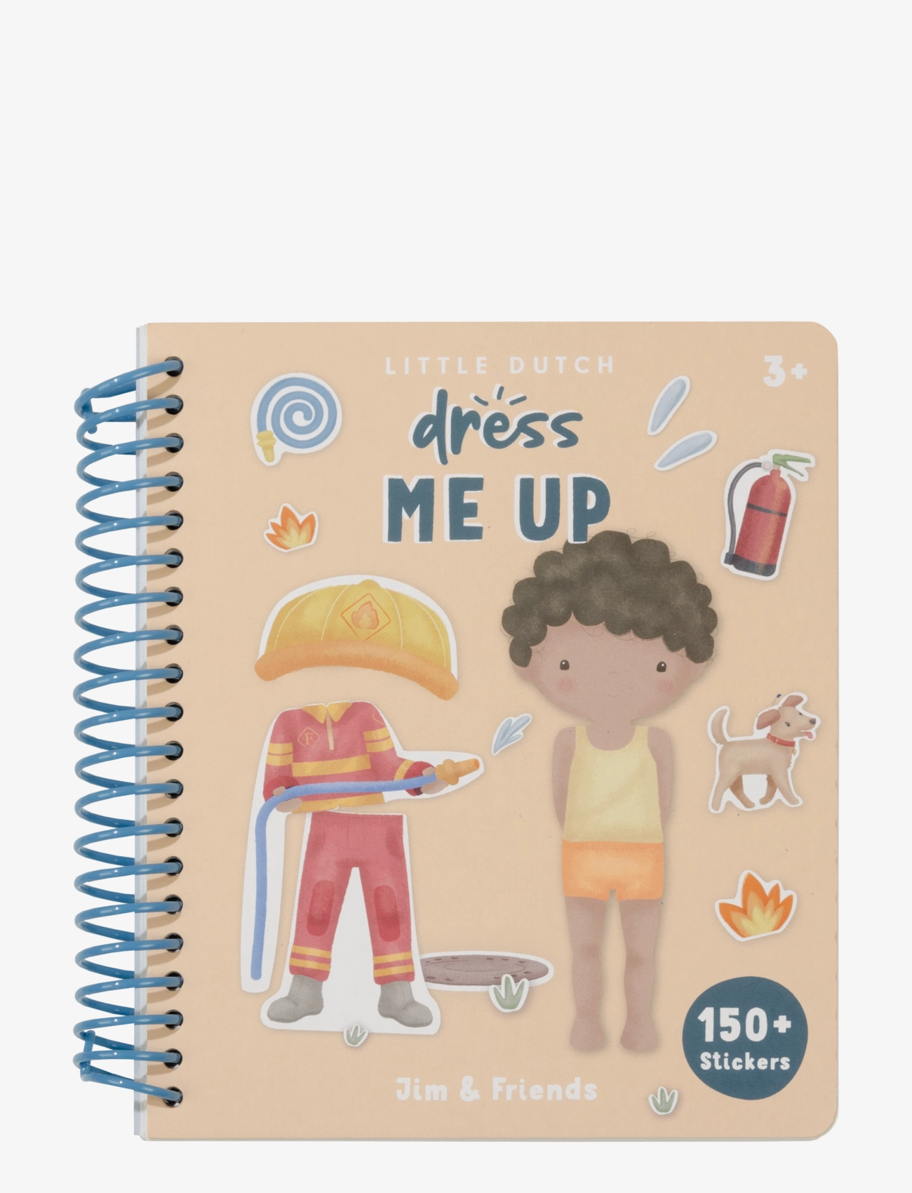 Little Dutch Little Dutch - Dress me up Book Jim & Friends - 4 for 3 - BLUE / blue
