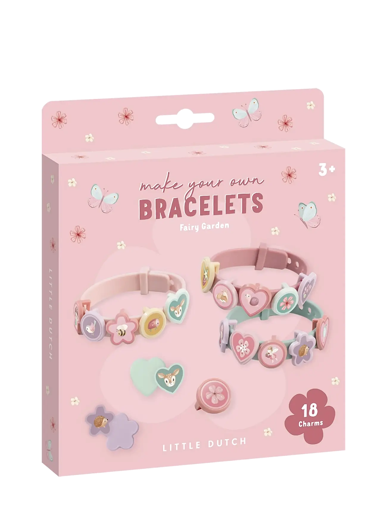 Little Dutch Slide charm bracelets - Fairy Garden - Leksaker - PINK / pink/rose