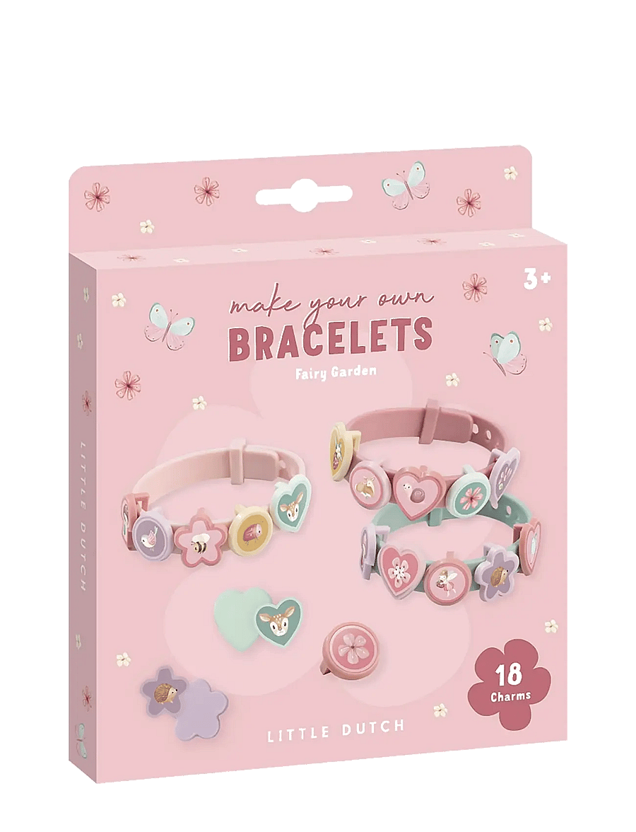 Little Dutch - Slide charm bracelets - Fairy Garden - smycken & accessoarer - pink - 1