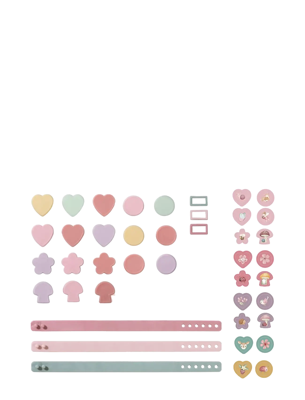 Little Dutch - Slide charm bracelets - Fairy Garden - smycken & accessoarer - pink - 3