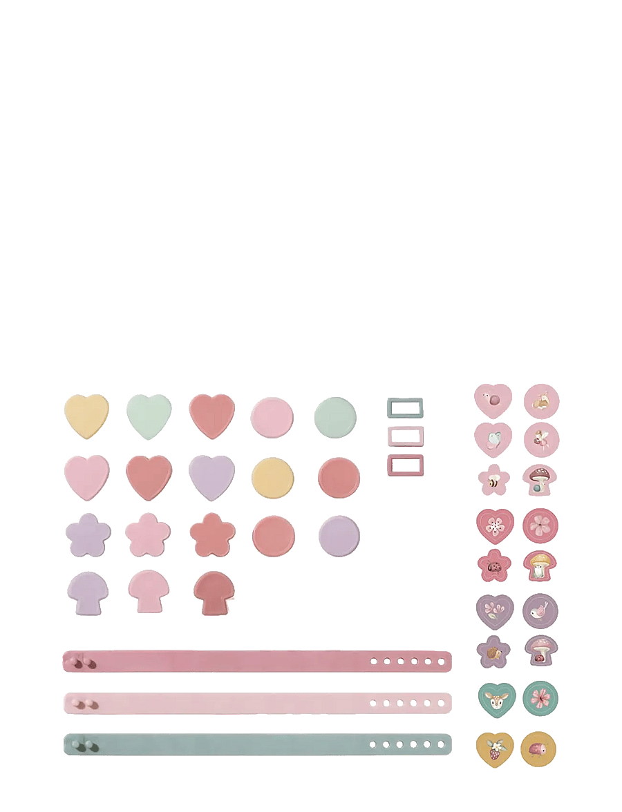 Little Dutch - Slide charm bracelets - Fairy Garden - smycken & accessoarer - pink - 3