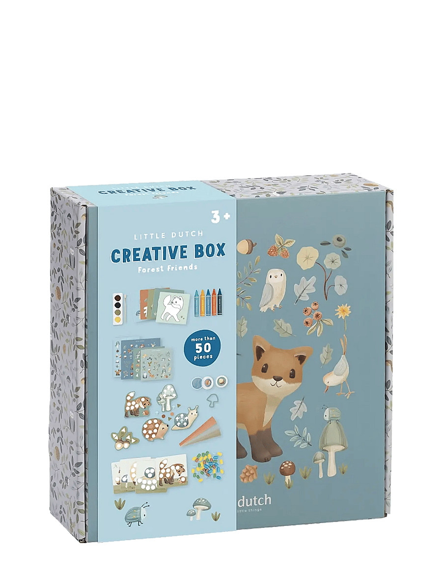 Little Dutch - Creativity box - Forest Friends - målar- & pysselböcker - blue - 1
