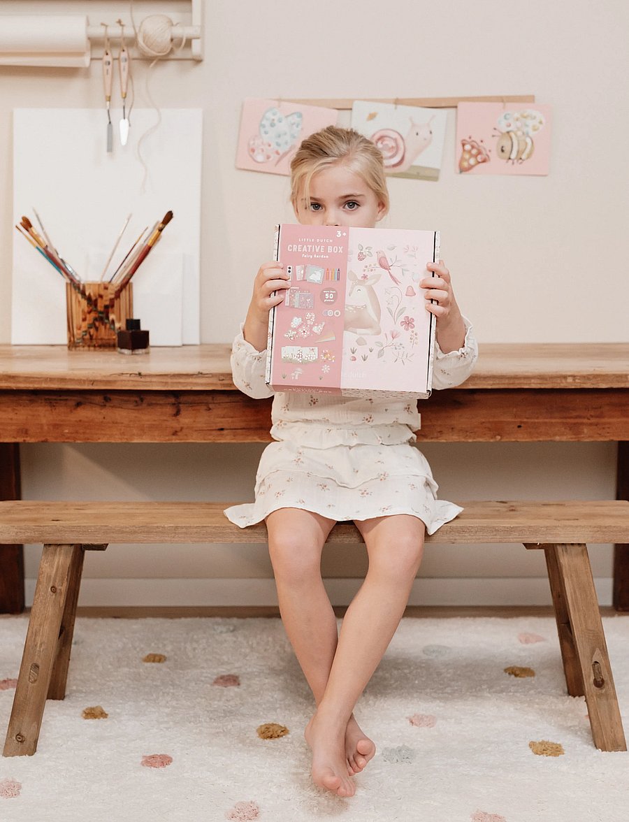 Little Dutch - Creativity box - Fairy Garden - hobbysett - pink - 0