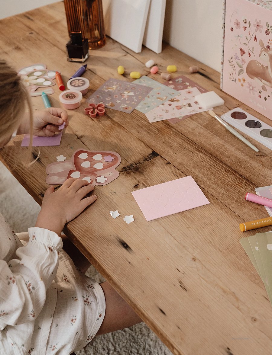 Little Dutch - Creativity box - Fairy Garden - hobbysett - pink - 5