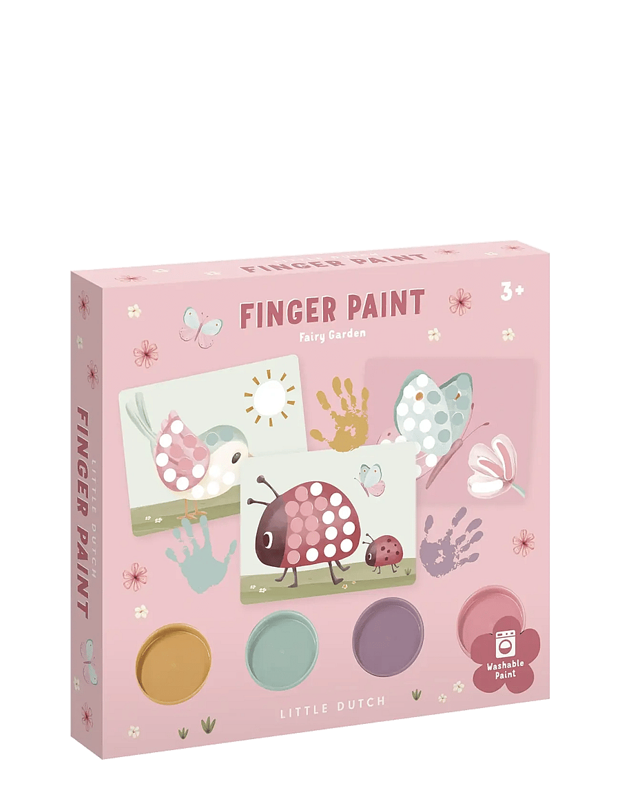 Little Dutch - Little Dutch - Fingerpaint set - Fairy Garden - målar- & pysselböcker - multi - 0