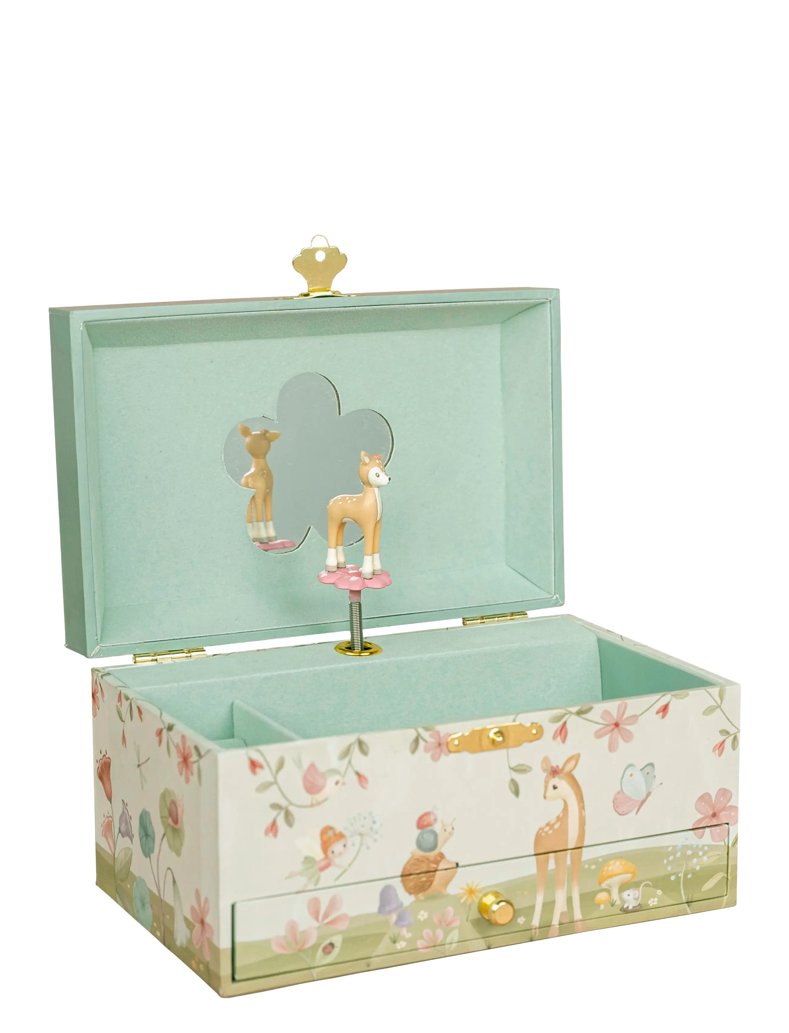 Little Dutch Little Dutch Jewellerybox Deer Forest Friends - Kampanj - GREEN / green