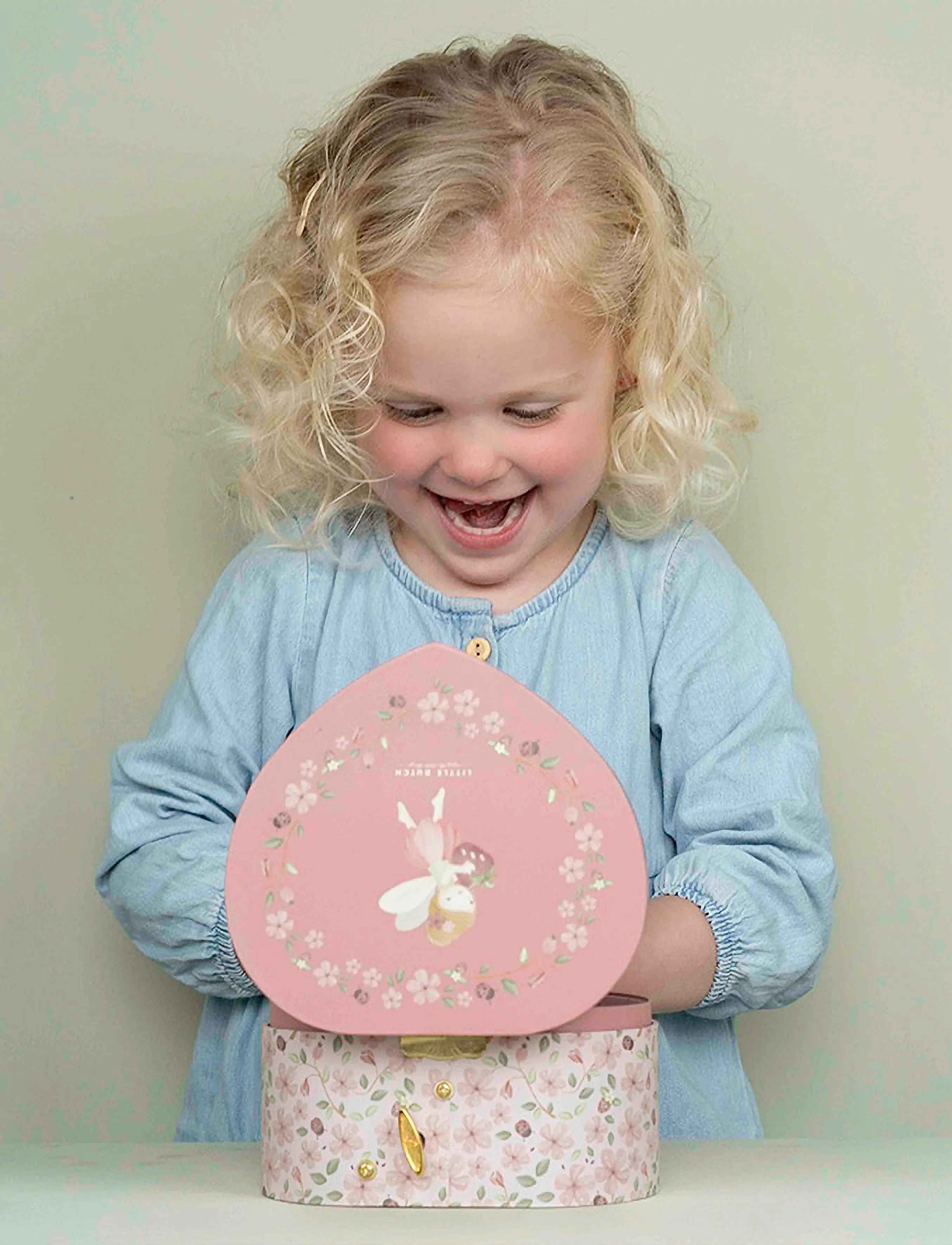 Little Dutch - Little Dutch New Jewellery box Fairy Garden - smykkeskrin - pink - 2