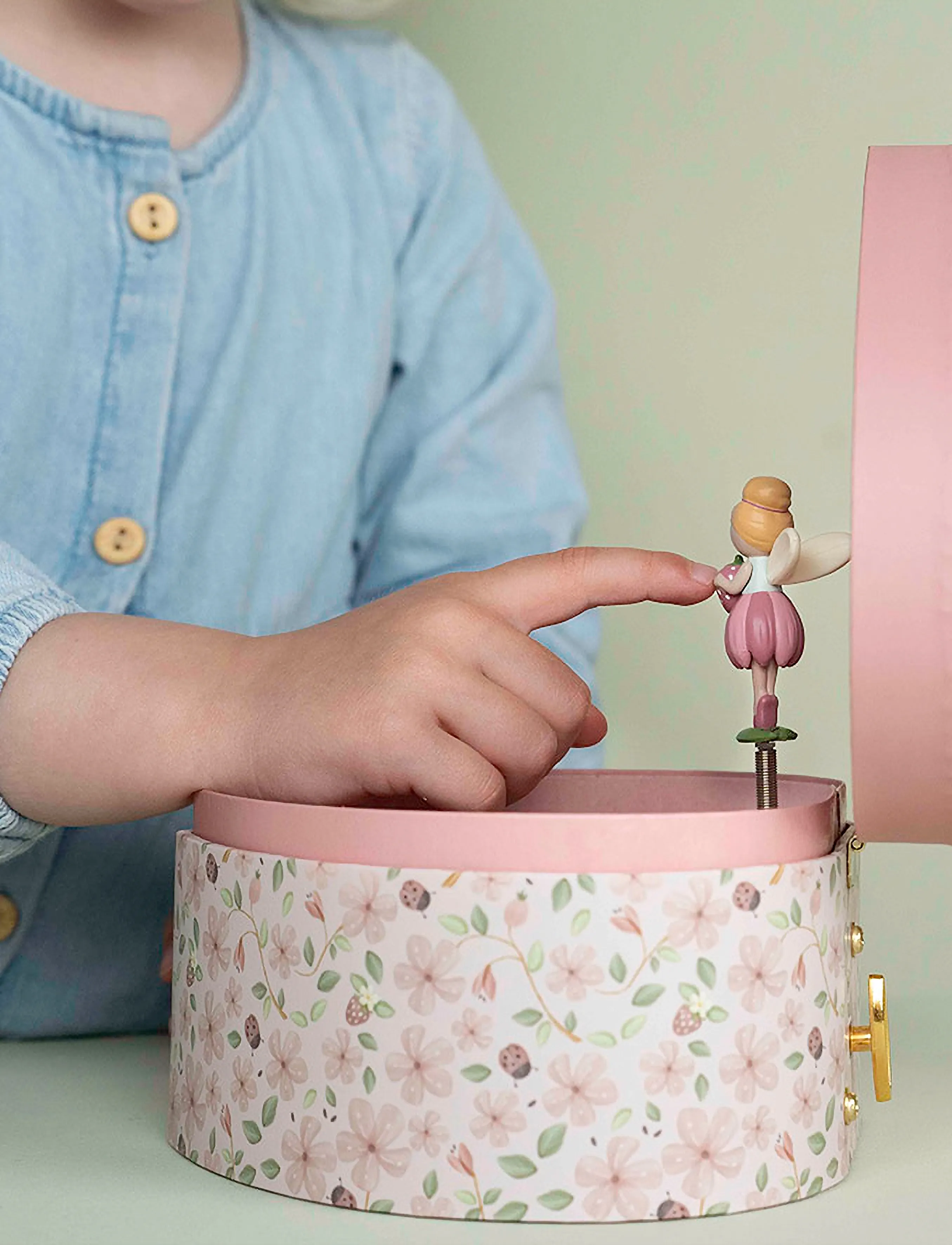 Little Dutch - Little Dutch New Jewellery box Fairy Garden - smykkeskrin - pink - 3