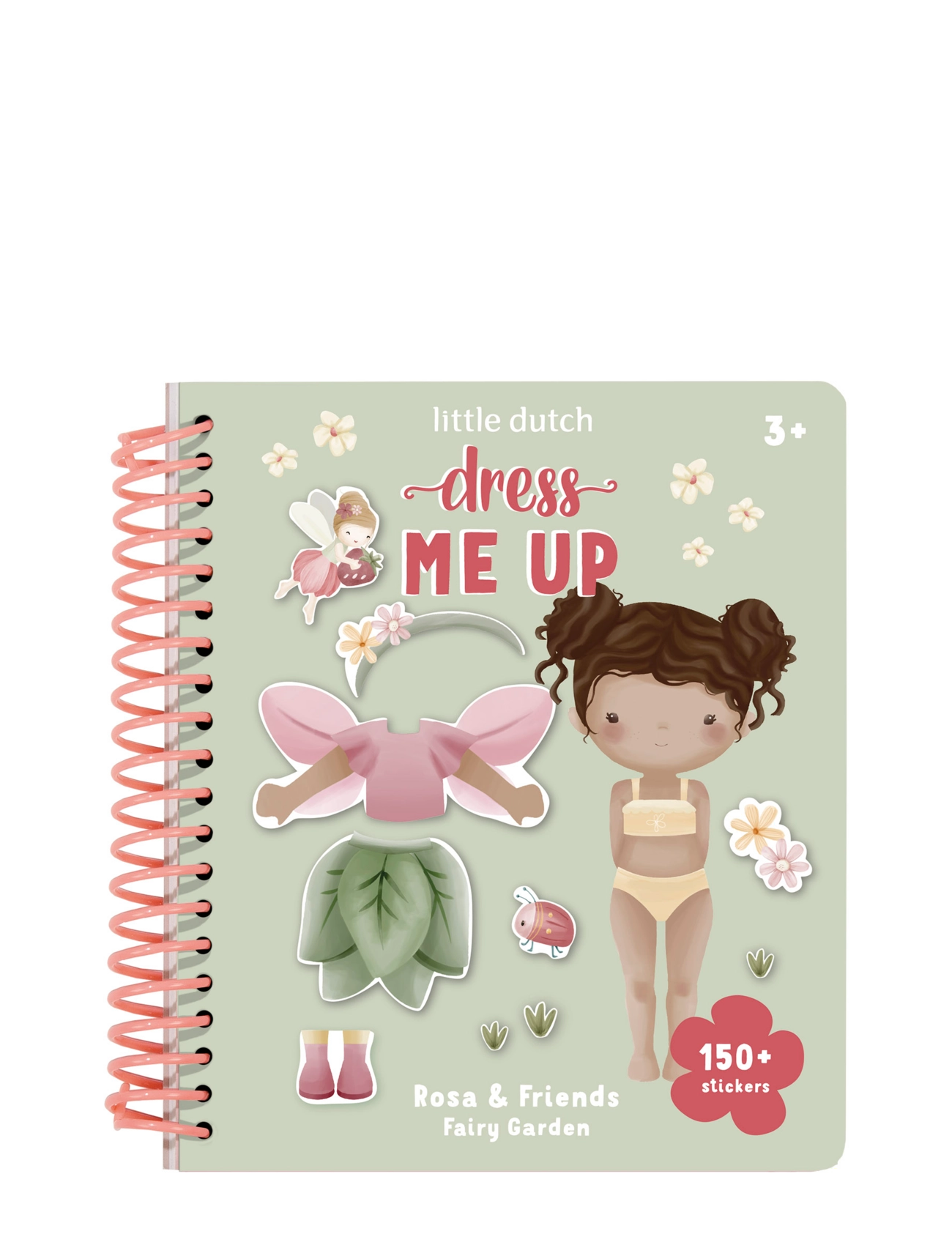 Little Dutch Little Dutch - Dress Up Book - Fairy Garden, One Size, Green, Håndværk > Klistermærker, Børn
