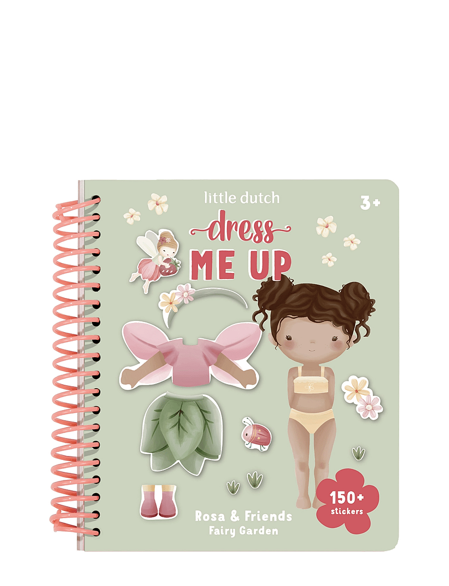 Little Dutch - Little Dutch - Dress Up Book - Fairy Garden - klistermärken - green - 0