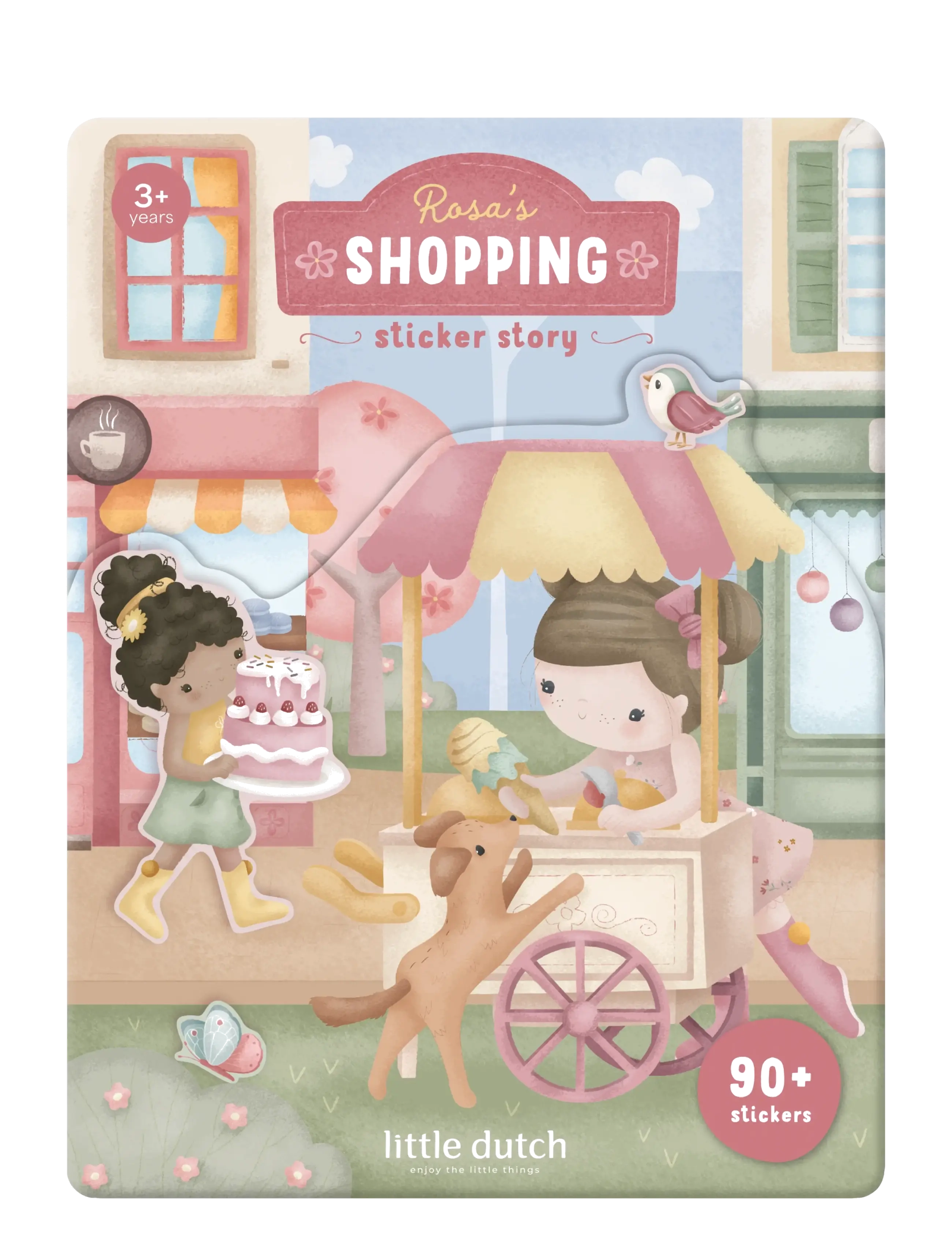 Little Dutch Sticker story Rosa - Leksaker - PINK / pink/rose