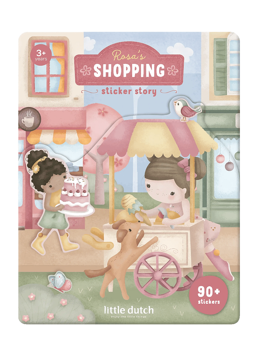 Little Dutch - Sticker story Rosa - klistermärken - pink - 1