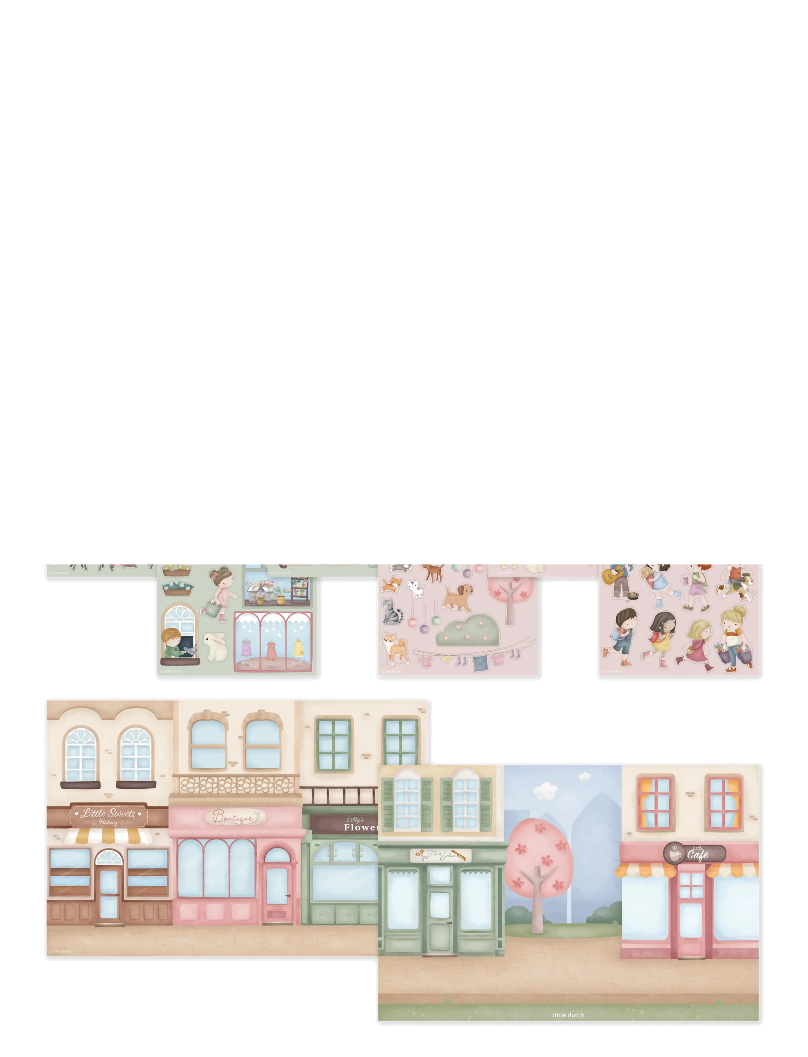 Little Dutch - Sticker story Rosa - klistermärken - pink - 3