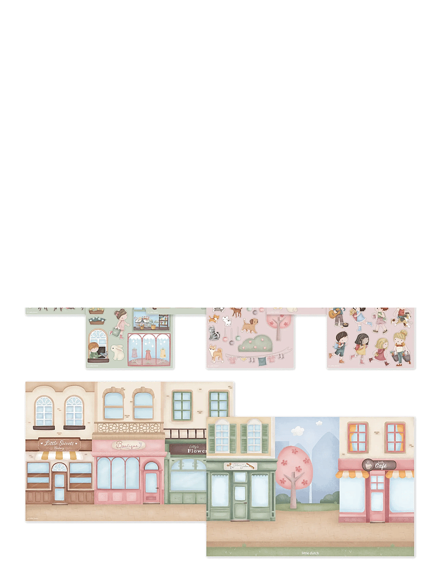 Little Dutch - Sticker story Rosa - klistermärken - pink - 3