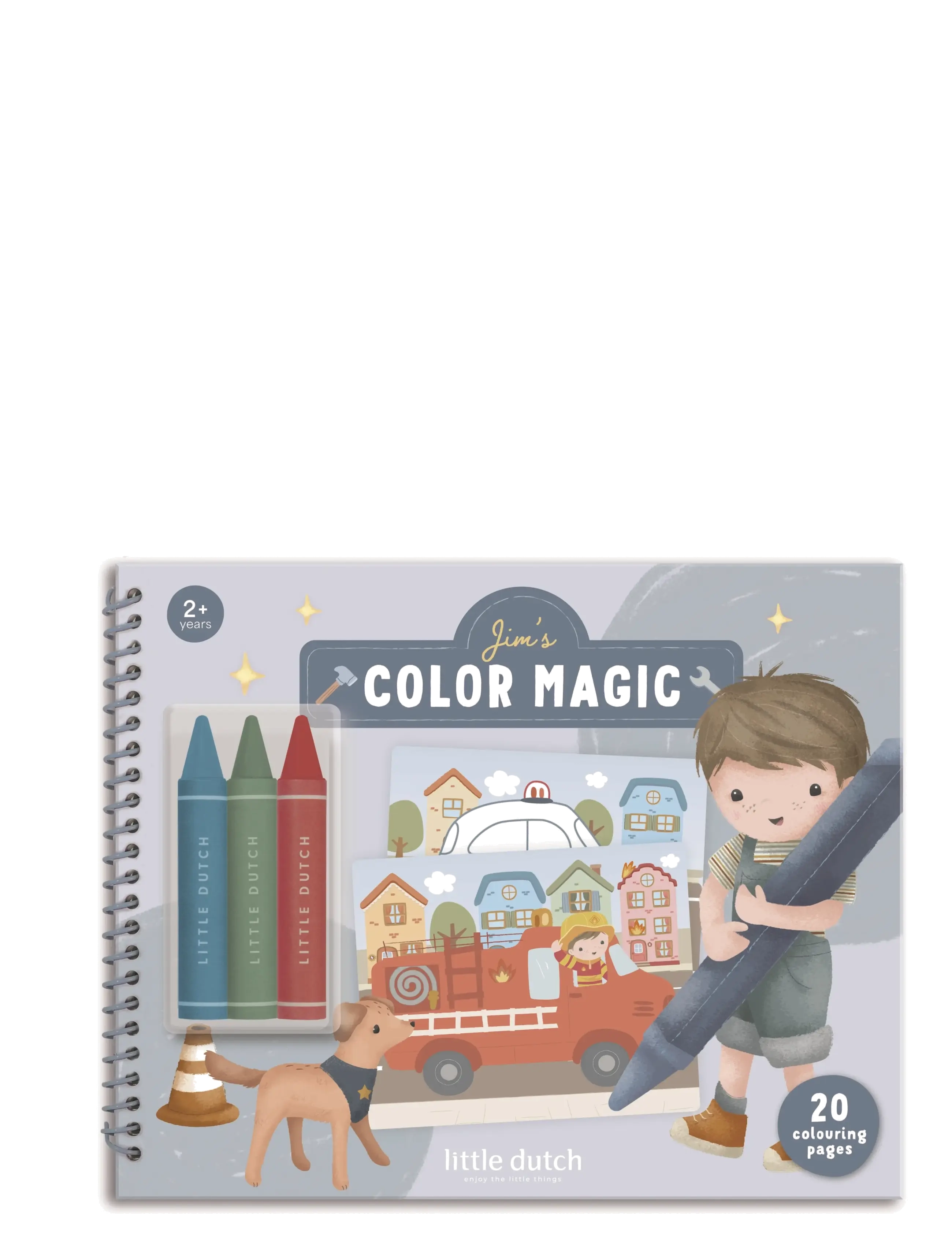 Little Dutch Colour Magic Book Jim - Rita - BLUE / blue
