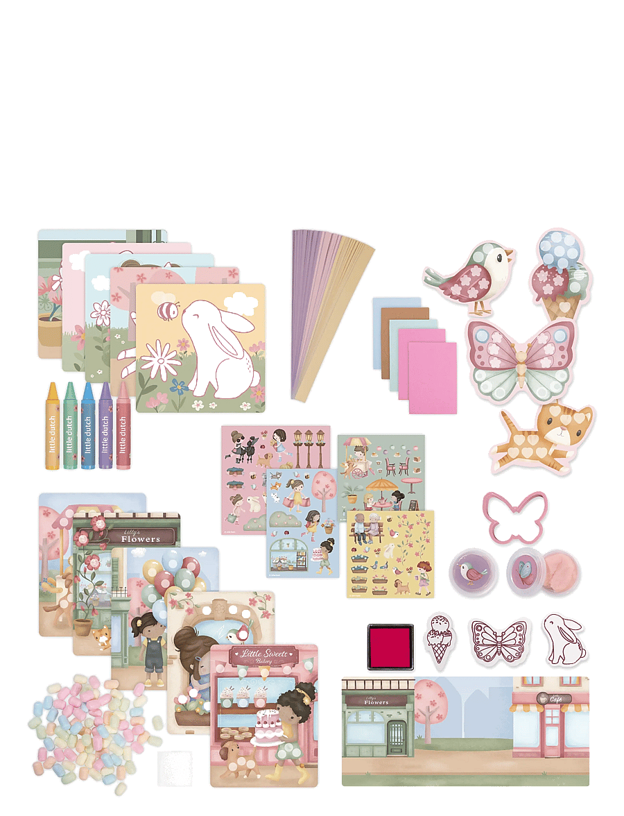 Little Dutch - Creative box XL Rosa - pysselset - pink - 2