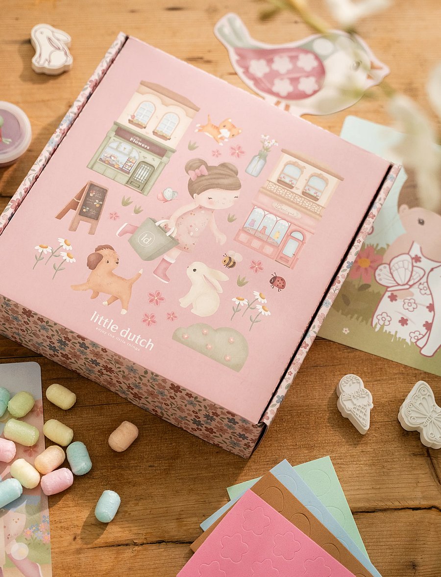 Little Dutch - Creative box XL Rosa - pysselset - pink - 0
