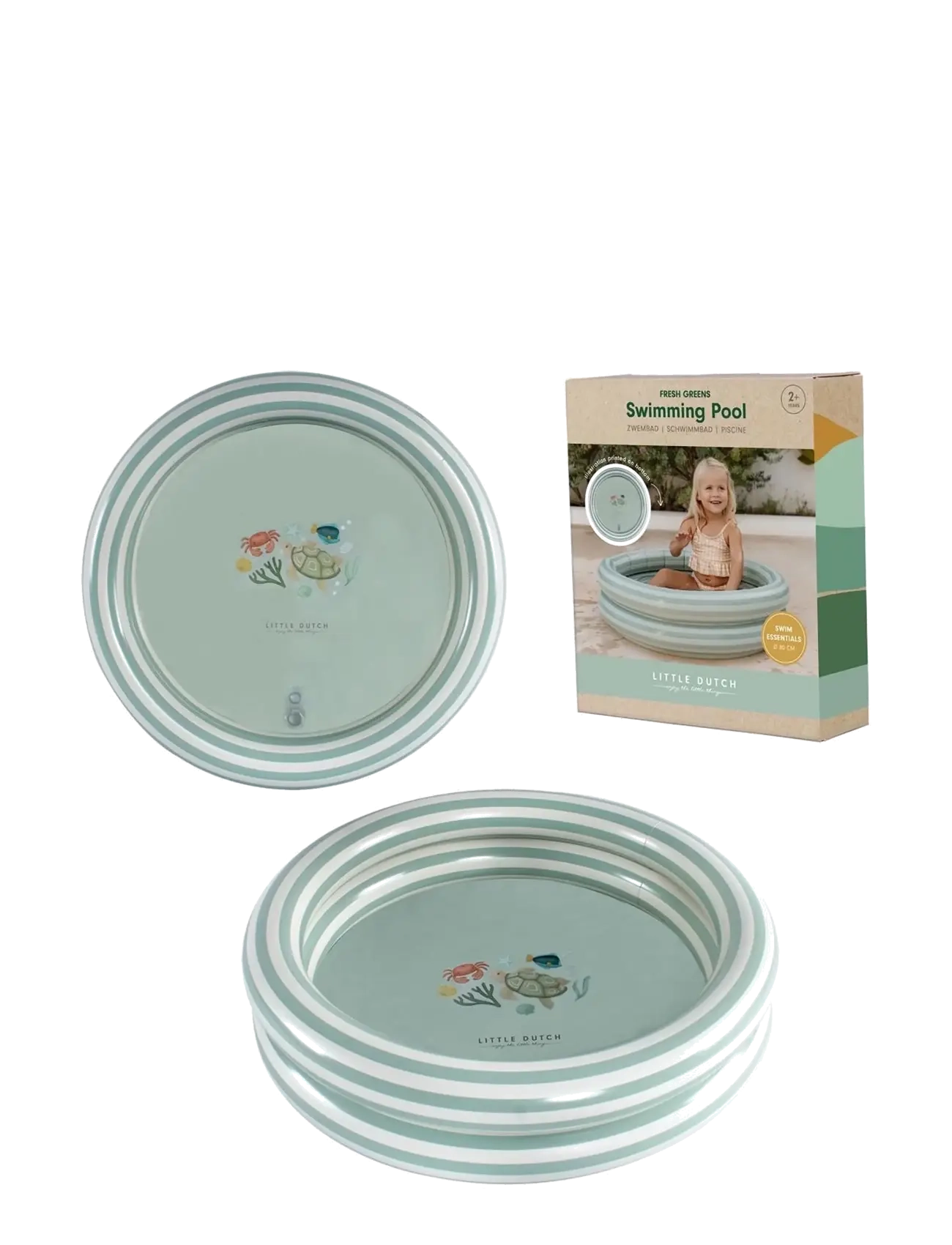 Little Dutch - Little Dutch - Pool 80cm Fresh Greens 80 cm - green - 2