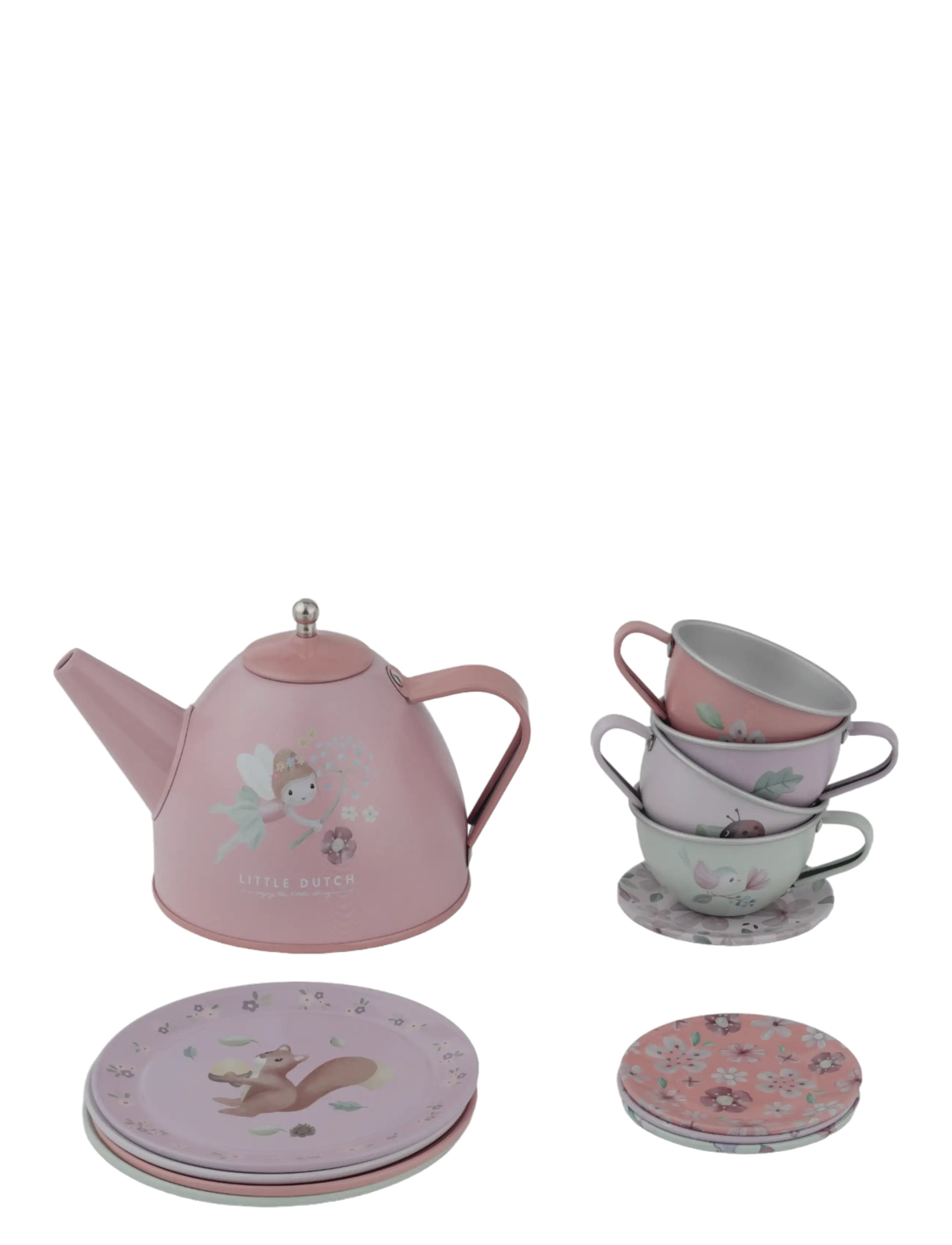 Little Dutch - Tea Set - Fairy Garden - kaffe & teserviser - pink - 2
