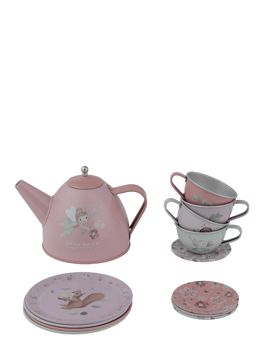 Little Dutch - Tea Set - Fairy Garden - kaffe & teserviser - pink - 2