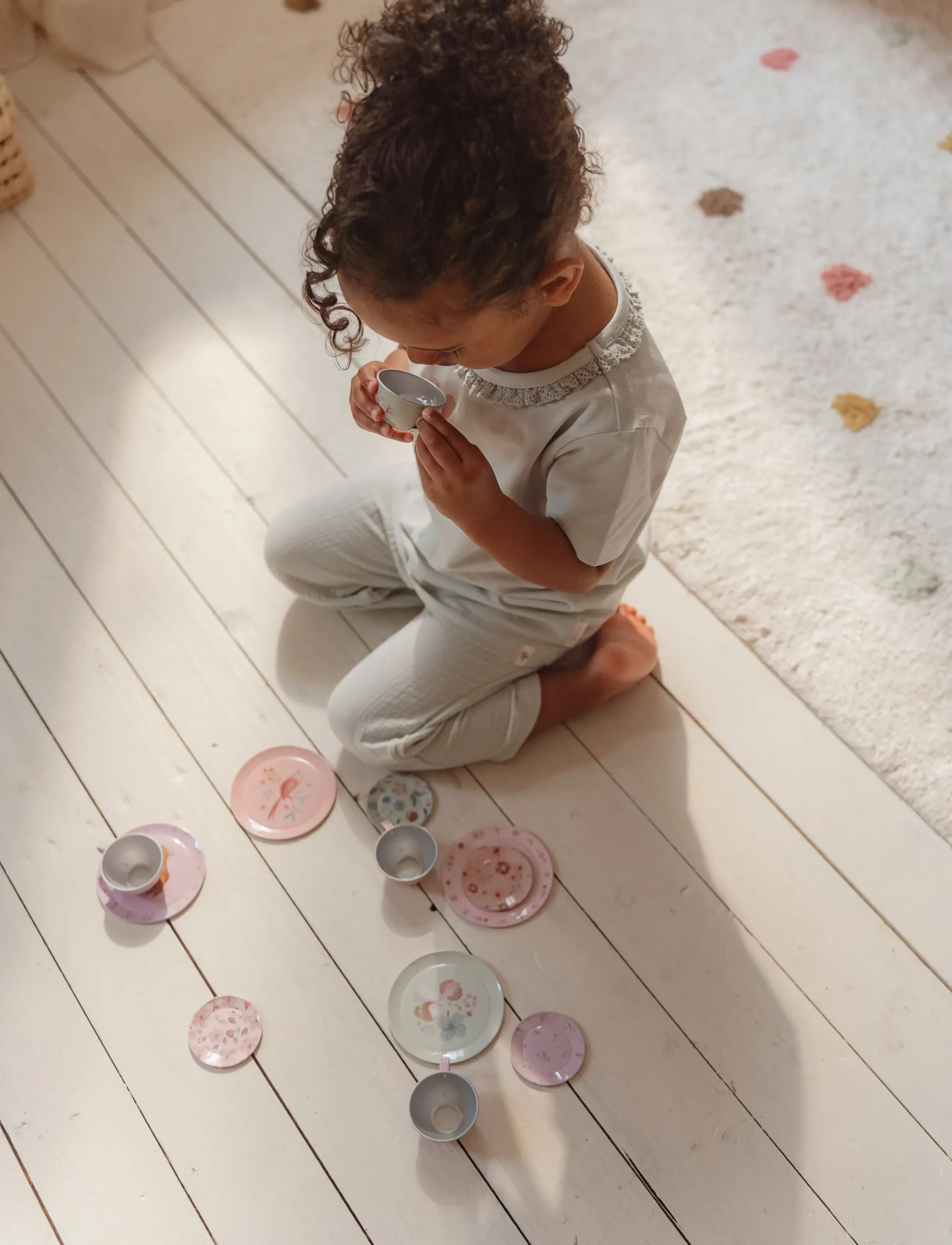 Little Dutch - Tea Set - Fairy Garden - kaffe & teserviser - pink - 4