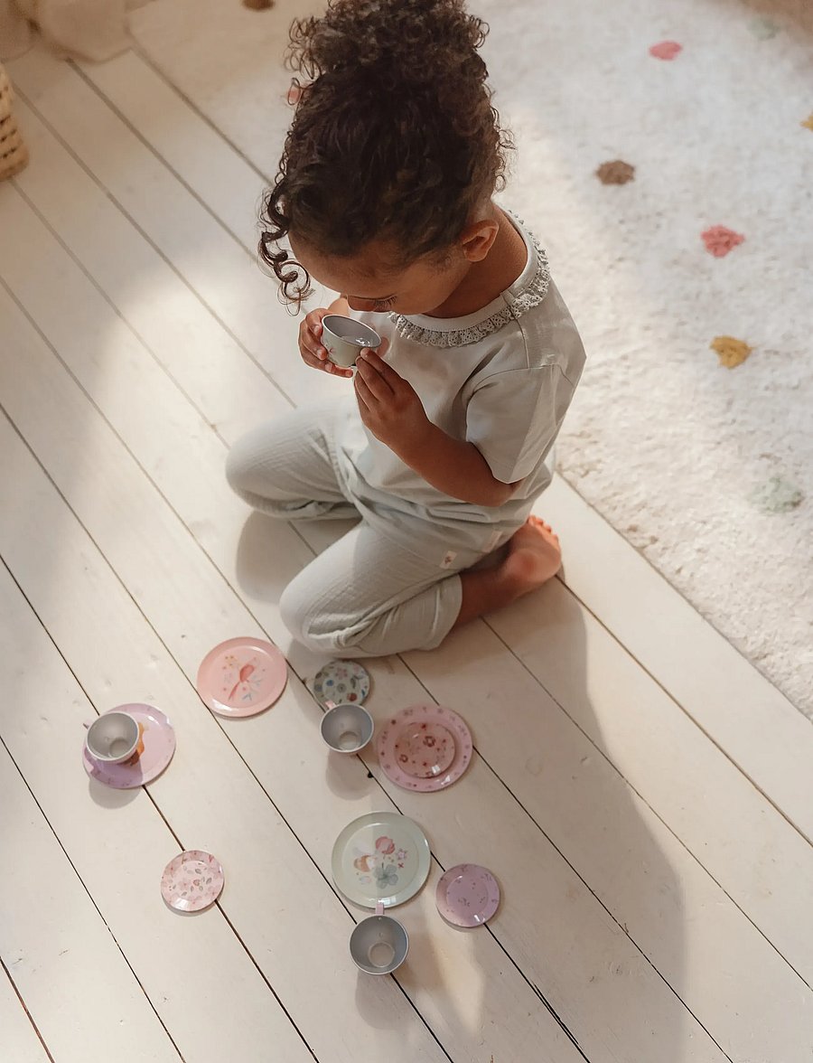 Little Dutch - Tea Set - Fairy Garden - kaffe & teserviser - pink - 4