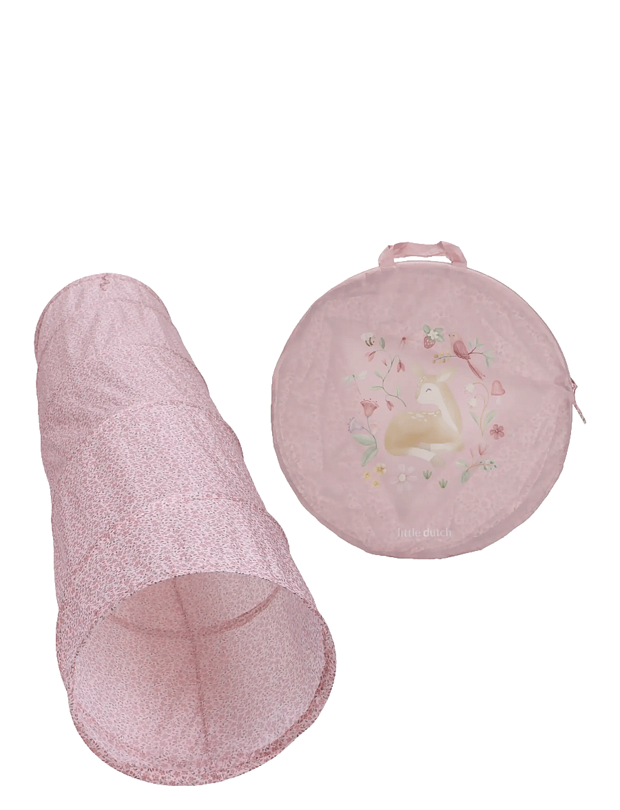 Little Dutch - Crawl Tunnel - Fairy Garden - lektunnlar - pink - 1