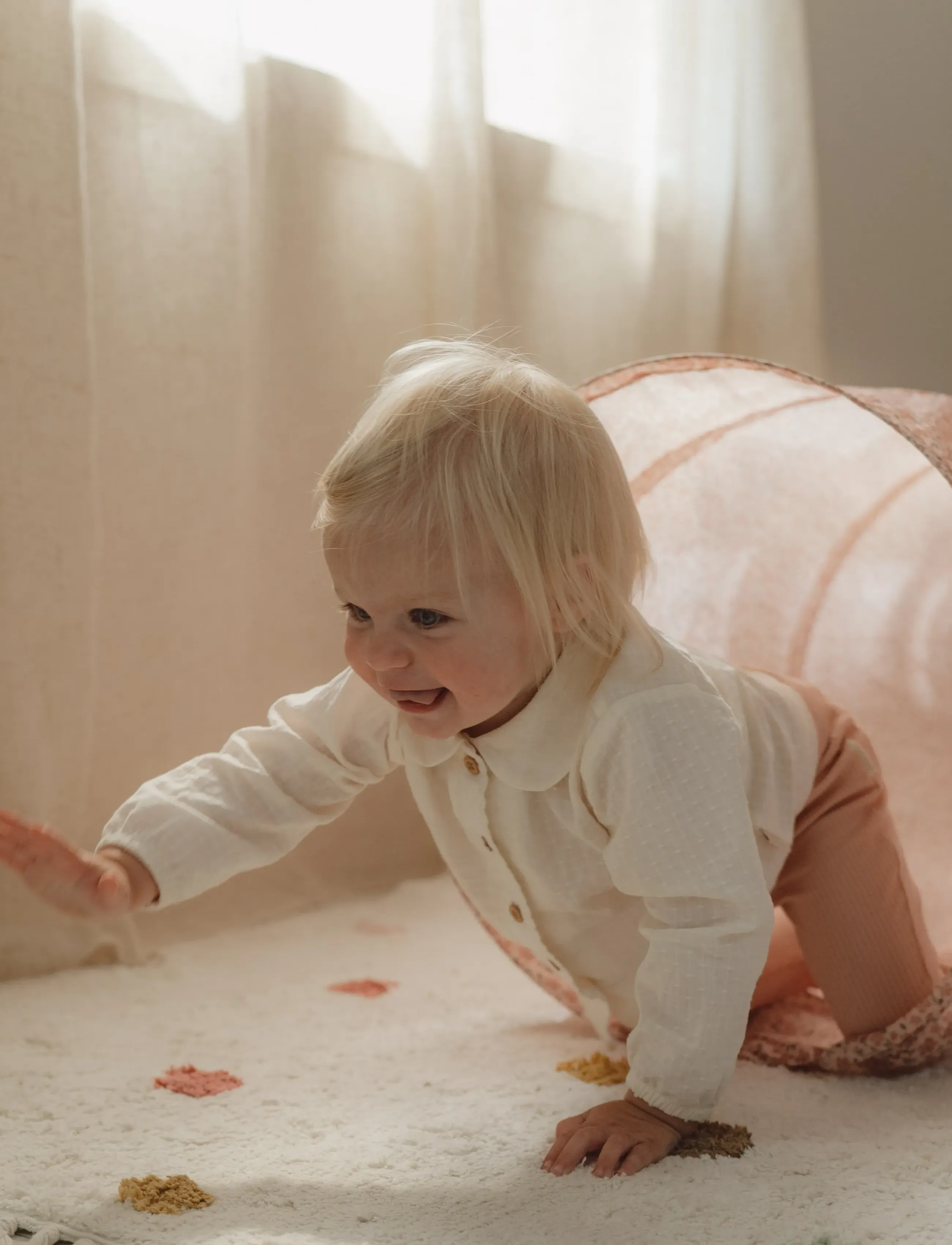 Little Dutch - Crawl Tunnel - Fairy Garden - legetunneler - pink - 3