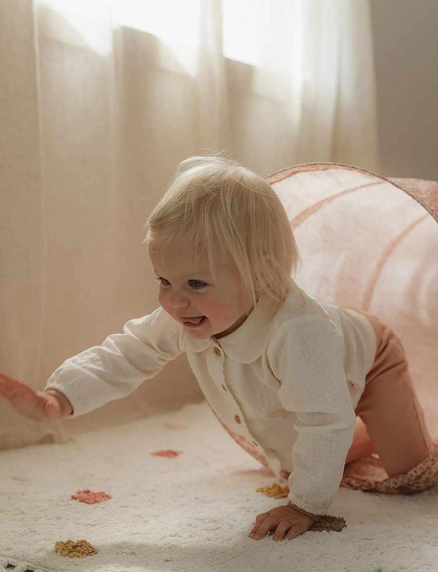 Little Dutch - Crawl Tunnel - Fairy Garden - lektunnlar - pink - 3