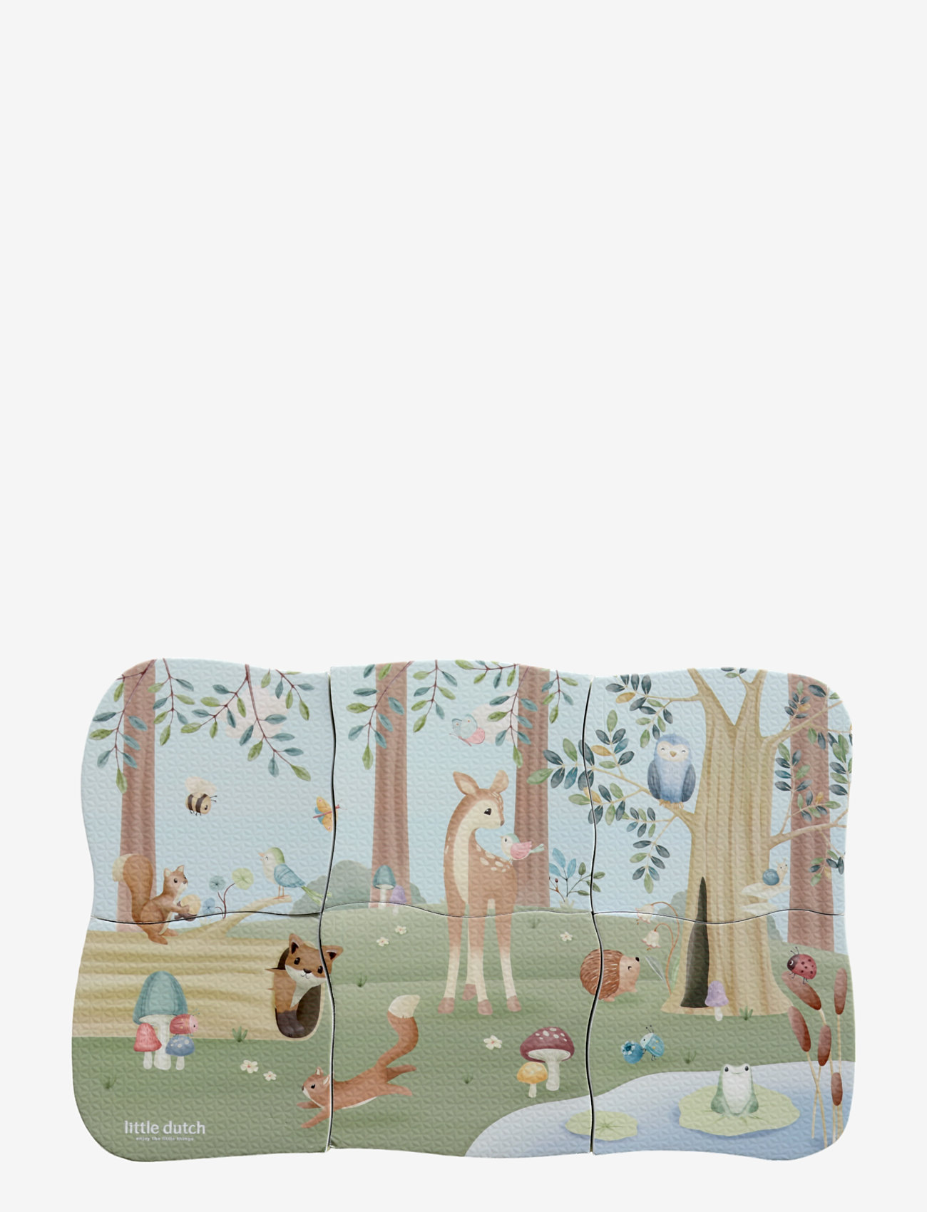 Little Dutch - Little Dutch Forest Friends Bath Puzzle - klassiska pussel - multi - 1