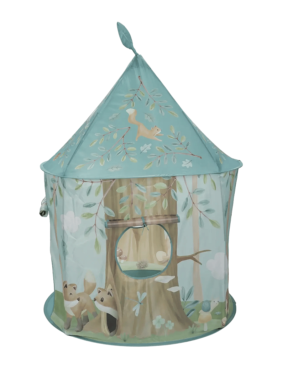 Little Dutch - Little Dutch Forest Friends Play Tent - leketelt & leketunneler - green - 1
