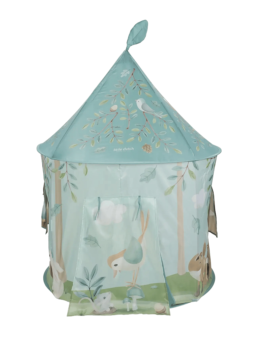 Little Dutch - Little Dutch Forest Friends Play Tent - leketelt & leketunneler - green - 2