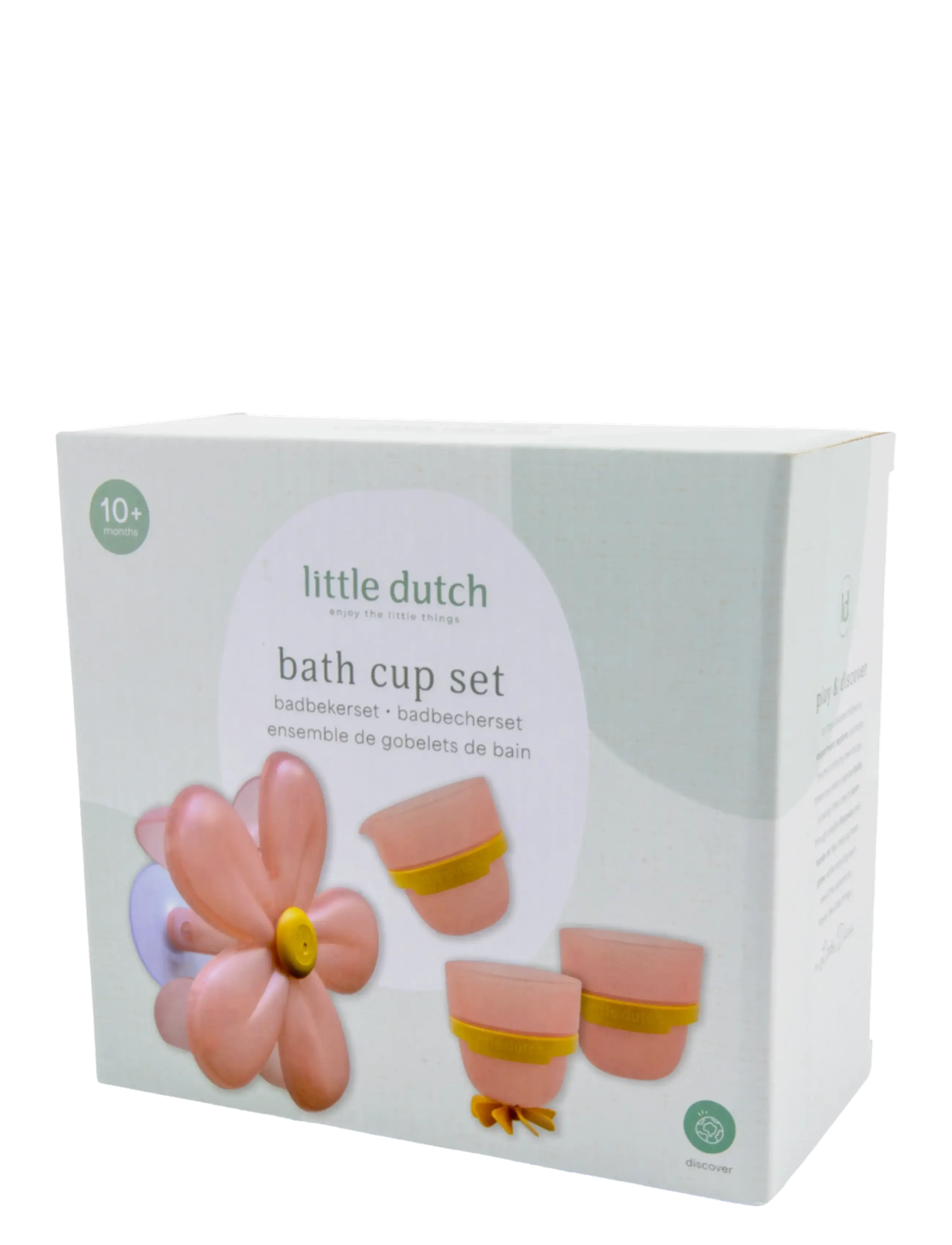Little Dutch - Bath Play Cups Flower - bada - pink - 4